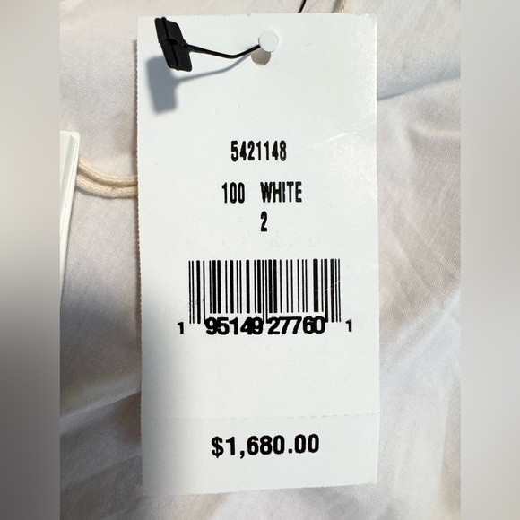 KHAITE Wes pleated cotton poplin maxi dress in White - Picture 8 of 11